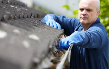 cleaning and inspecting Gletness roofs