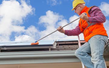 Gletness soft wash roof cleaning